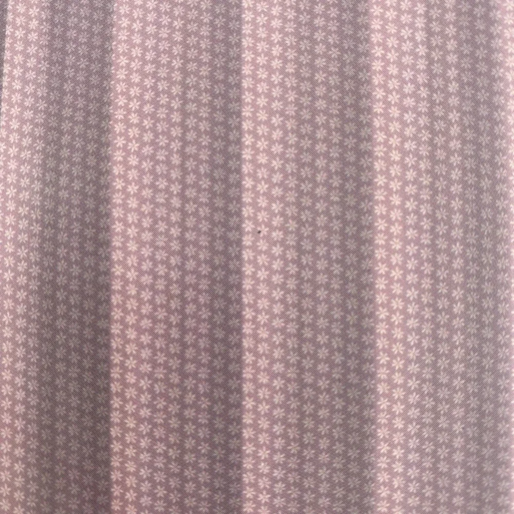 Novogratz Shower Curtain Pink Purple White Daisy Flowers 100% Cotton Fabric